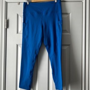 Zyia light n tight blue leggings with pockets